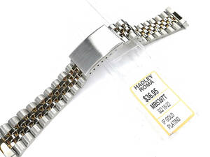 【HADLEY ROMA】ラグ幅16～22㎜　ケース付き　ステンレスウォッチバンド　メンズ腕時計金属ベルト　ビンテージウォッチに　MB834