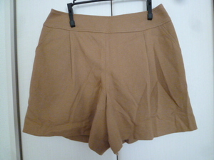 INDIVI/ Indivi ^ beige light brown group Flare culotte pants 38/2 put on equipped ^P318