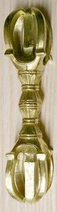 [ Buddhist altar fittings ]... brass made . eyes total length approximately 13cm.. law .. law large . Buddhism fine art 