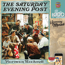 MAS71366●1000ピース ジグソーパズル 米国輸入●兵士 帰郷マリン Homecoming Marine Norman Rockwell_画像2