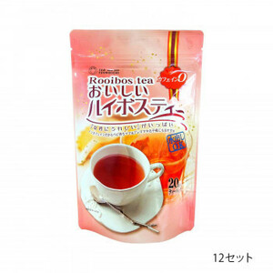 つぼ市製茶本舗　徳用おいしいルイボスティー　ティーバッグ　40g(2g×20p)　12セット(a-1628025)