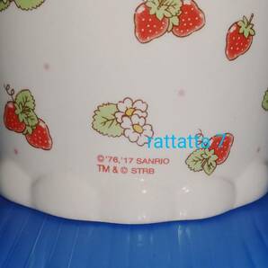 Sanrio☆Strawberry Shortcake and Hello Kitty☆Jar Container☆ハローキティ×ストロベリーショートケーキ☆蓋付☆容器☆サンリオ☆陶器の画像7