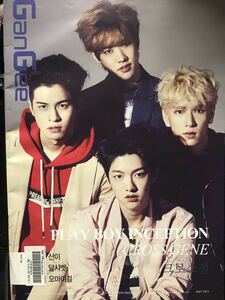 【貴重】★CROSS GENE（4人時代・TAKUYAあり）＆SAN E表紙＆グラビア★韓国芸能雑誌「GanGee」2015年5月号 JOKER IS ALIVE他記事有