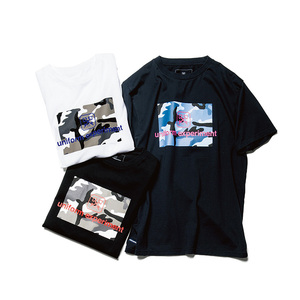 uniform experiment CAMOUFLAGE BOX LOGO TEE/ SOPHNET. ソフネットNavy紺Ｍ 