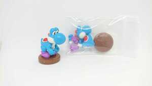 チョコエッグ New スーパーマリオブラザーズ wii ヨッシー 水色 彩色違い 青 フィギュア Nintendo mario yoshi