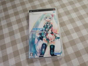 中古品　PSP　ゲームソフト　初音ミク　Project DIVA この歌声、キミに届きますように-