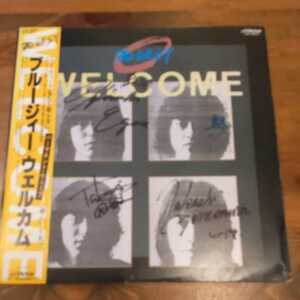 サイン入り！希少盤★LP★ウェルカム/ブルージィー 帯付 WELCOME BLUESY 菊池琢己★和製パワーポップ★和モノ★