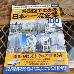 ☆日本経済を牽引する主要企業の沿革を完全図解 創業から発展まで 系譜図でわかる日本の一流企業100　別冊宝島☆