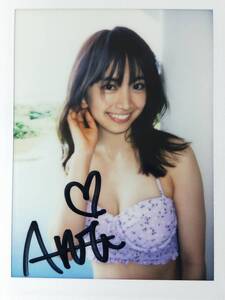 源藤アンリ【ANRI】DVD購入特典 直筆サイン入り 撮影現場チェキ b