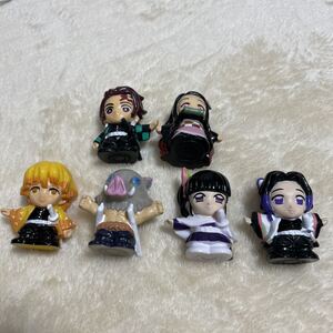 送料込み 鬼滅の刃 フィギュア すくい人形 竈門炭治郎、禰豆子、我妻善逸、嘴平伊之助、栗花落カナヲ、胡蝶しのぶ