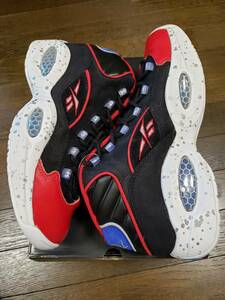 新品 REEBOK QUESTION MID First Ballot Size 10 / リーボック クエスチョン ミッド 28cm (ALLEN IVERSON 76ers) 目安 Nike 27.5 使用の方