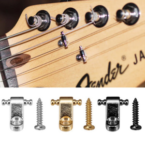 G3392　2 個エレキギターローラー弦木 string のリテーナー取付木ガイドエレキギター用部品とアクセサリー