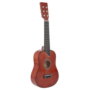 G3284　25インチミニ スモールギターピックアップバスウッド6弦アコースティックギター弦初心者のための子供のギフト
