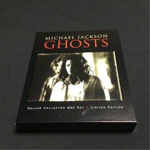 (USED品) マイケルジャクソン GHOSTS ゴースト Deluxe Collector Box Set 国内版 CD+VHS PR