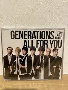 ★新品未開封CD★ GENERATIONS from EXILE TRIBE / ALL FOR YOU