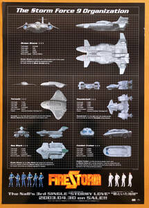 FIRE STORM／B2ポスター　ファイアーストーム　サンダーバード