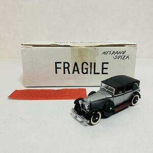 【美品】FRANKLIN MINT フランクリンミント PRECISION MODELS 1928 イスパノスイザ ミニカー 希少 レア