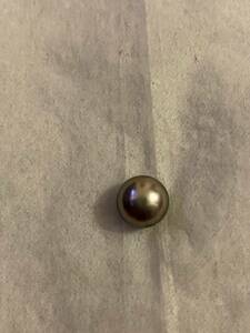 Extreme Rare Product Honkuro Pearl Black Color около 9,5 мм 1 обработанная монета