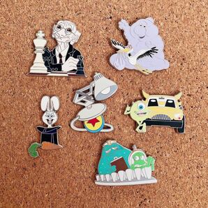 【レア】ディズニー ピクサー ショートフィルム 短編 アニメ ピンバッジ セット