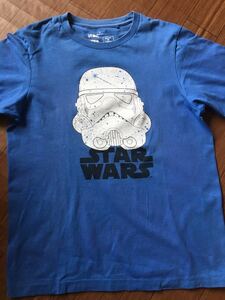 ★スターウォーズ　Tシャツ　送料無料★STAR WARS 半袖Tシャツ Sサイズ　アメカジ　古着　ユニクロ限定モデル　ブルー