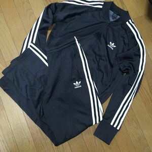 アディダスオリジナル　ジャージ　セットアップ　上下セット トラックスーツ atpタイプ　ブラック M adidas