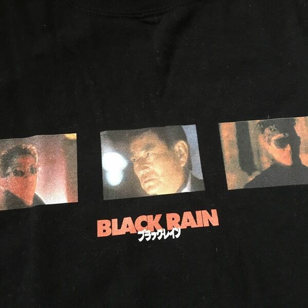 ブラックレイン　BLACK RAIN 映画　マイケル　ダグラス　松田優作　シップス　ships 高倉健　ロンT 長袖tシャツ フォトプリント　Tシャツ