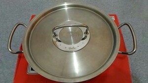 【2回のみ使用:美品】FISSLER フィスラー プロコレクション シャローパン 24cm 84-373-24 (旧タイプ)