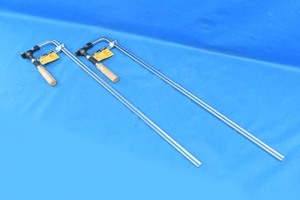 【未使用品】 TOP L型クランプ LA-800S LA型 2本セット バネ付 最大口開 800mm アゴの深さ 120mm トップ工業