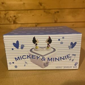 未開封 ディズニー ミッキー&ミニー MUSIC JEWELRY BOX ジュエリーボックス 小物入れ MICKEY&MINNIE 送料510円