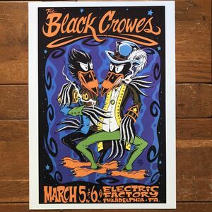 ポスター★ブラック・クロウズ 1999フィラデルフィア公演★The Black Crowes at Philadelphia★Magpie Salute