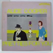 ALICE COOPER-Pretties For You (1st) (US 2nd Press LP/No Stic_画像1