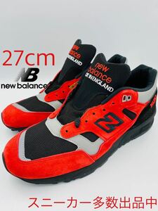 [ новый товар ограничение 27cm US9]NEW BALANCE M1530LA Made in England New balance M 1530 UK спортивные туфли NB 1500 красный черный красный чёрный 1500