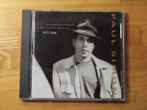 PAUL SIMON NEGOTIATIONS AND LOVE SONGS 1971-1986