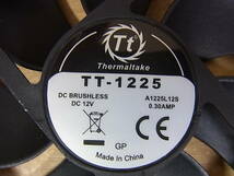 ◎H/368●サーマルテイク Thermaltake☆PCケースファン 2個セット☆12V 0.30AMP☆TT-1225☆動作不明☆ジャンク_画像7