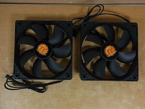 *H/370* термический Take Thermaltake*PC кейс вентилятор 2 шт. комплект *12V 0.18A*TT-1225* работа неизвестен * Junk 