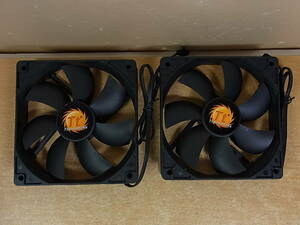 *H/372* термический Take Thermaltake*PC кейс вентилятор 2 шт. комплект *12V 0.18A*TT-1225* работа неизвестен * Junk 