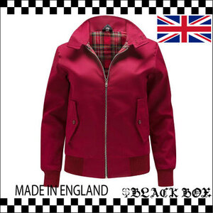 英国製 HARRINGTON JACKET スイングトップ ハリントンジャケット MODS モッズ ジャケット イギリス uk england イングランド ワイン UK8