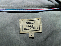 GREEN LABEL RELAXING メガネ 刺繍 シャツ グレー Mサイズ / UNITED ARROWS_画像7
