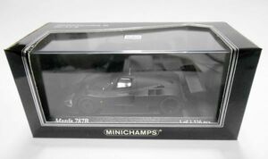 ●MA011 ミニチャンプス　1/43　マツダ787B　homologation in BLACK 京商特注○