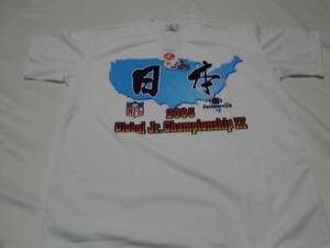 ★☆激レア品　アメフト日米親善　2005 global Jr. Championship　記念Ｔシャツ　新品未使用品　Ｌ☆★