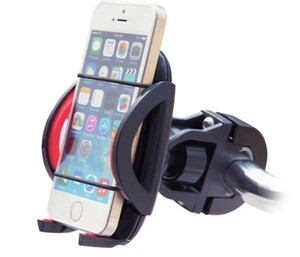 新品 送料安～　赤 iPhone6 バイクナビ スマホホルダー 自転車 マウント　ナビに