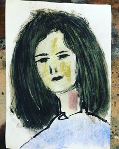 Art hand Auction Artiste Hiro C Cicatrices Célestes, Ouvrages d'art, Peinture, Dessin au pastel, Dessin au crayon