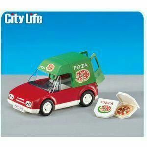  prompt decision! new goods PLAYMOBIL Play Mobil 6292 pizza. home delivery truck 