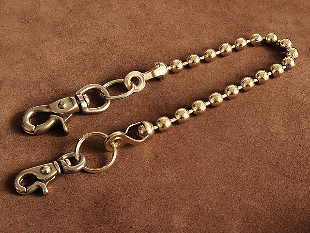 大人気新品 BRONZE ウォレットチェーン ヴィンテージ ITALY - ブレスレット