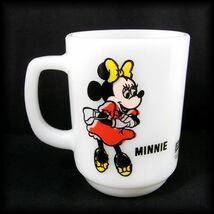 VINTAGE 1980'S Fire King Mug Pepsi Collector Series MINNIE ファイヤーキングマグカップ ミニー No 22_画像2