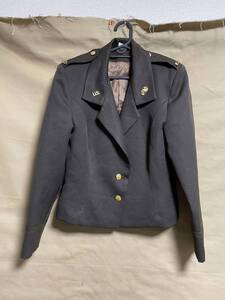 アメリカ軍　アメリカ陸軍　第二次世界大戦　WAC 女性制服　将校　ジャケット　レプリカ　中古品　12R 階級章　セット　複数出品