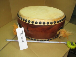 *584.j BKB Japan type futoshi hand drum (19 -inch type ) unused goods *.N584