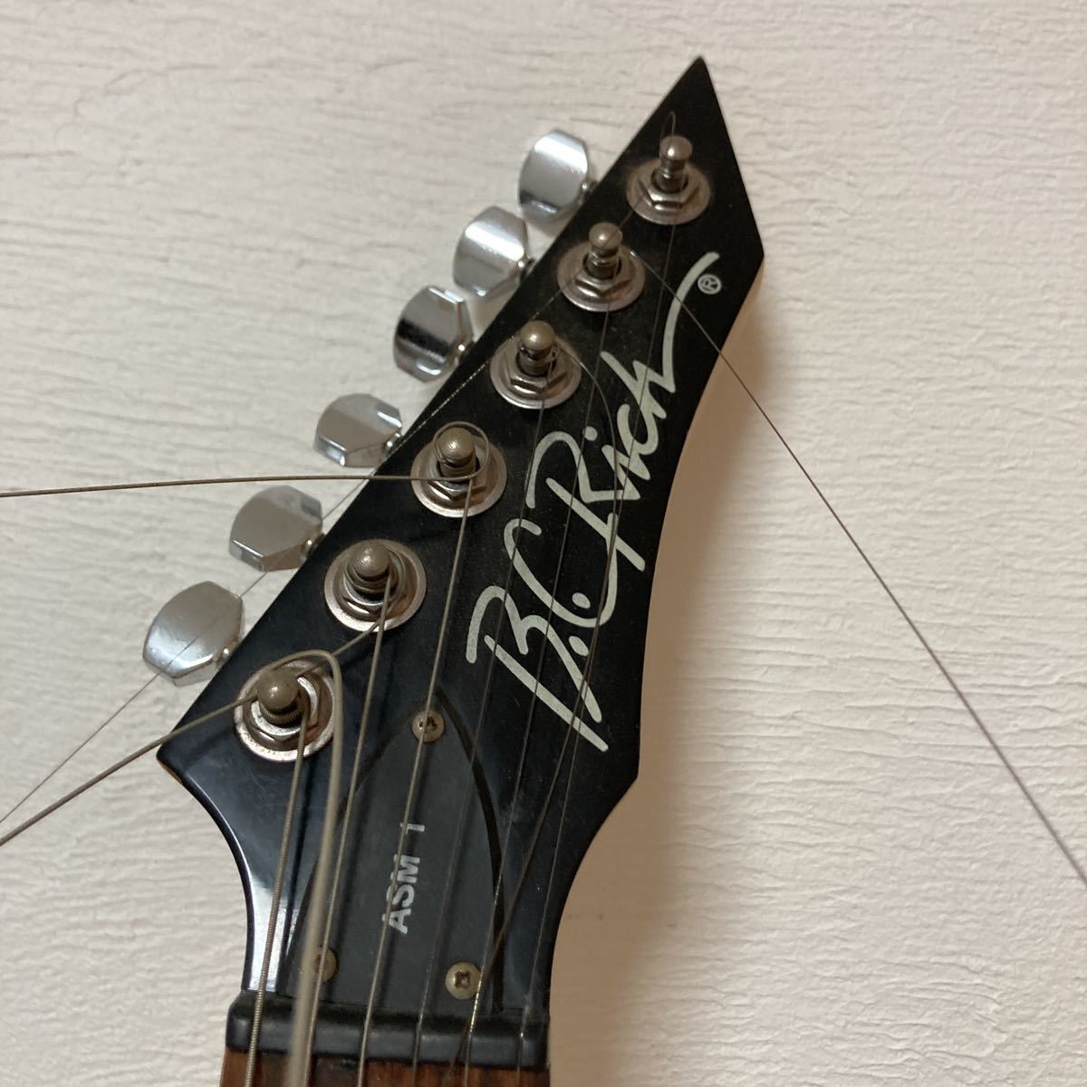 エレキギター B.C.Rich ASM 1 B.C.リッチ ギターケース付き 音出し確認