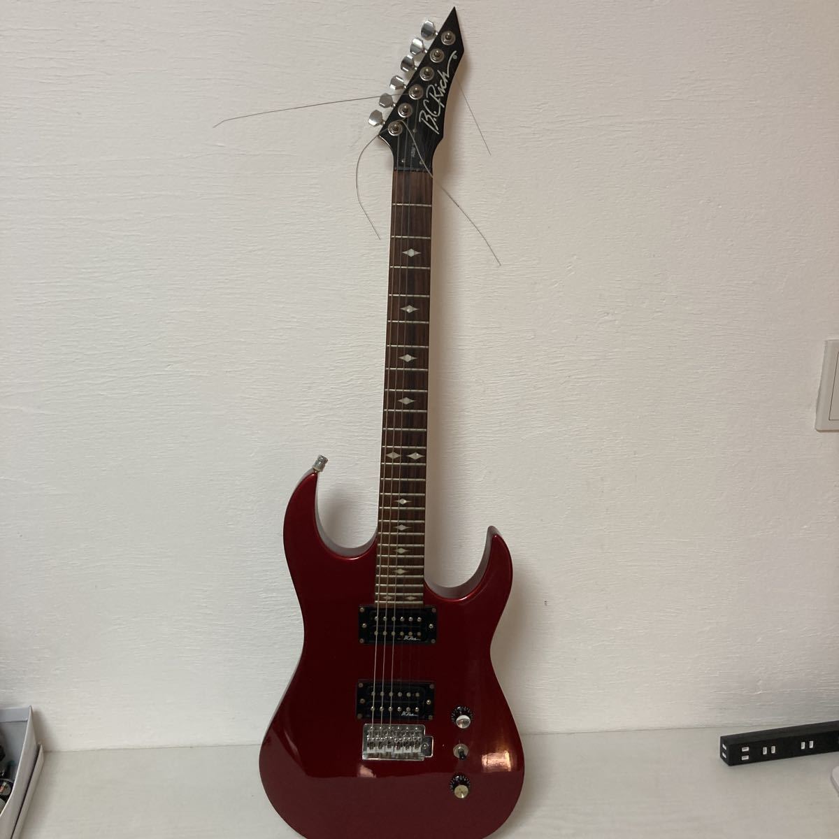 エレキギター B.C.Rich ASM 1 B.C.リッチ ギターケース付き 音出し確認