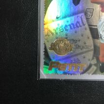 Emmanuel Petit / Merlin's Premier Gold 99 / World Cup Superstar / Gold Rainbow Foil カード 金パラレル キラ プティ アーセナル_画像2